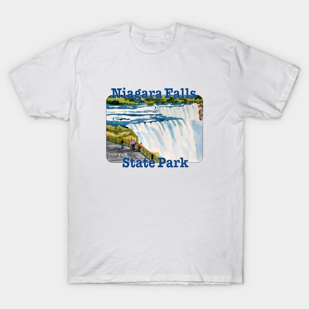 Niagara Falls State Park, New York T-Shirt by MMcBuck